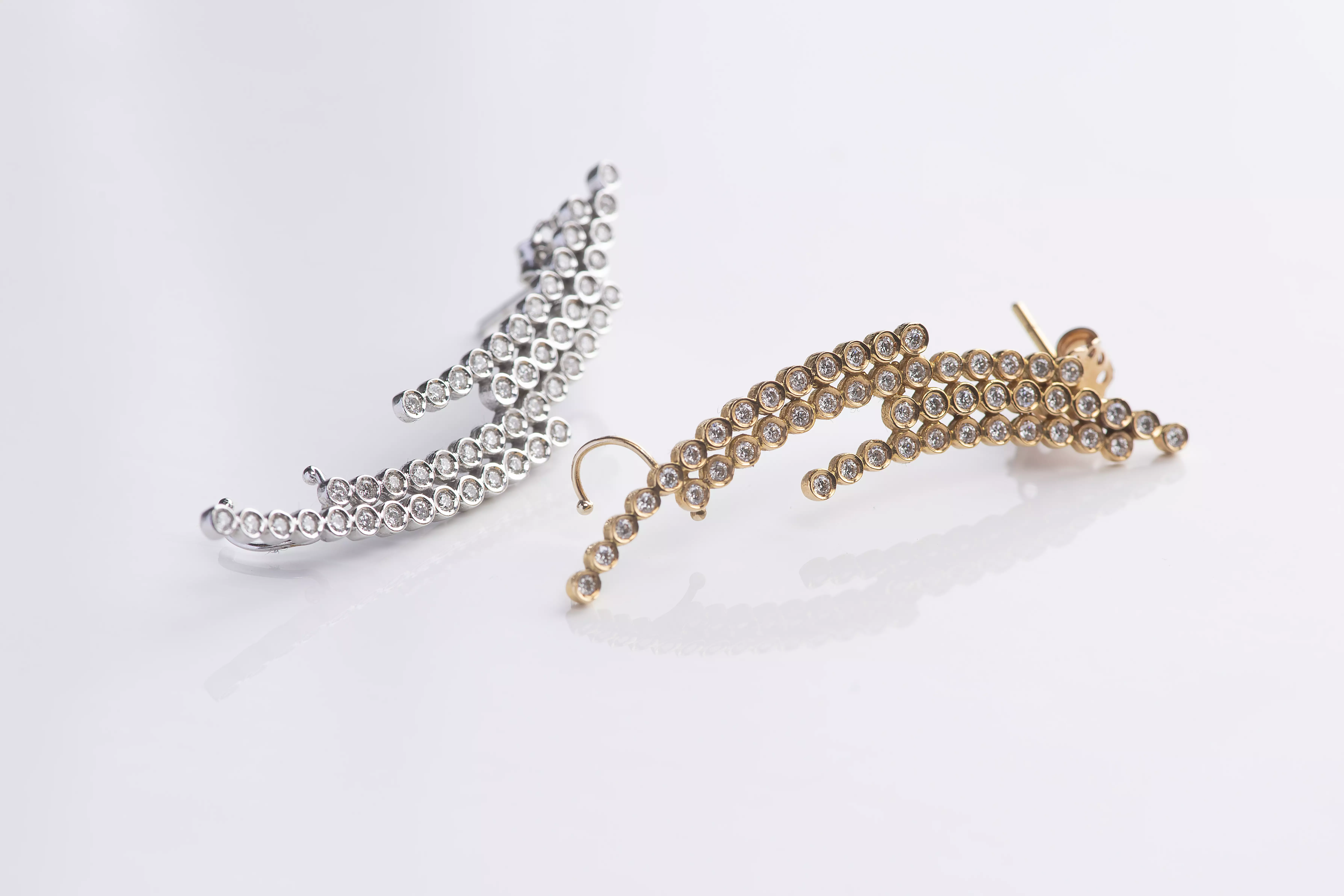 Gold Diamond Earring