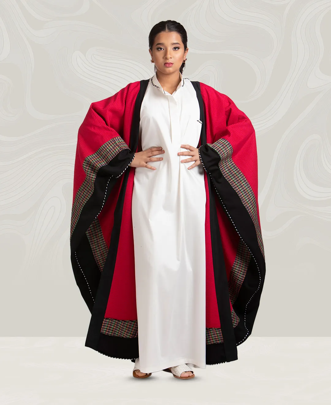 Two piece Bisht and Thob